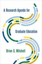 Research Agenda for Graduate Education