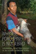 Why the Porcupine Is Not a Bird