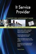 It Service Provider Complete Self-Assessment Guide