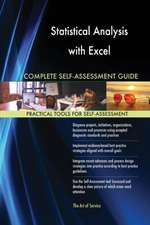 Statistical Analysis with Excel Complete Self-Assessment Guide