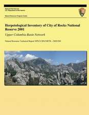 Hematological Inventory of City of Rocks National Reserve 2001