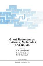 Giant Resonances in Atoms, Molecules, and Solids