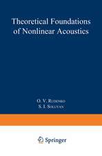 Theoretical Foundations of Nonlinear Acoustics