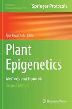 Plant Epigenetics: Methods and Protocols