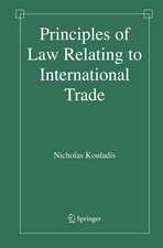 Principles of Law Relating to International Trade