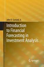 Introduction to Financial Forecasting in Investment Analysis