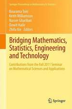 Bridging Mathematics, Statistics, Engineering and Technology: Contributions from the Fall 2011 Seminar on Mathematical Sciences and Applications