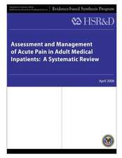 Assessment and Management of Acute Pain in Adult Medical Inpatients