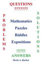 Mathematics, Puzzles, Riddles, Expositions