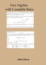 Free Algebra with Countable Basis