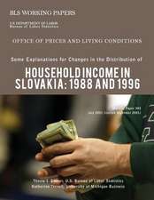 Some Explanations for Changes in the Distribution of Household Income in Slovakia