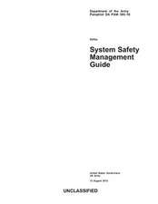 Department of the Army Pamphlet Da Pam 385-16 System Safety Management Guide 13 August 2013