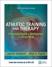 Kahanov, L: Athletic Training and Therapy