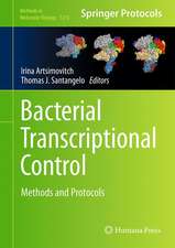 Bacterial Transcriptional Control: Methods and Protocols