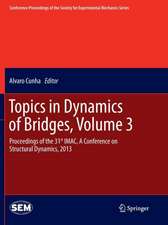 Topics in Dynamics of Bridges, Volume 3: Proceedings of the 31st IMAC, A Conference on Structural Dynamics, 2013