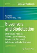 Biosensors and Biodetection: Methods and Protocols, Volume 2: Electrochemical, Bioelectronic, Piezoelectric, Cellular and Molecular Biosensors