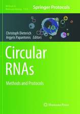 Circular RNAs: Methods and Protocols