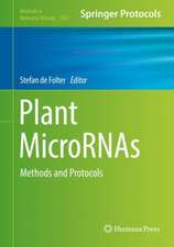 Plant MicroRNAs: Methods and Protocols