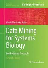 Data Mining for Systems Biology: Methods and Protocols