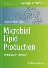 Microbial Lipid Production: Methods and Protocols