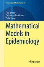 Mathematical Models in Epidemiology