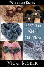 Easy to Knit Slippers