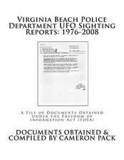 Virginia Beach Police Department UFO Sighting Reports