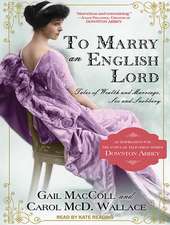 To Marry an English Lord