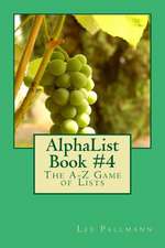 Alphalist Book #4