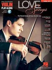 Love Songs: Violin Play-Along Volume 67