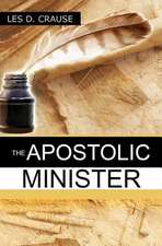 The Apostolic Minister