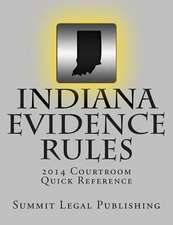 Indiana Evidence Rules Courtroom Quick Reference