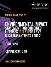 Environmental Impact Statement for Combined Licenses (Cols) for Levy Nuclear Plant Units 1 and 2