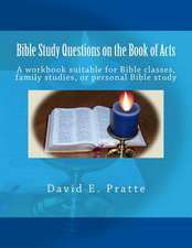 Bible Study Questions on the Book of Acts