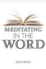 Meditating in the Word