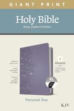 KJV Personal Size Giant Print Bible, Filament Enabled Edition (Leatherlike, Peony Lavender, Indexed)