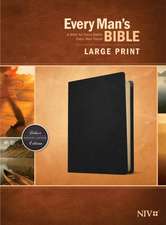 Every Man's Bible Niv, Large Print (Genuine Leather, Black)