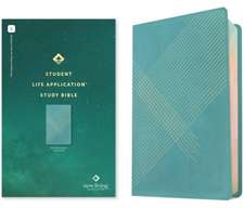 NLT Student Life Application Study Bible, Filament Enabled (Leatherlike, Teal Blue Striped, Red Letter)