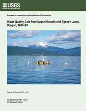 Water-Quality Data from Upper Klamath and Agency Lakes, Oregon, 2009-10