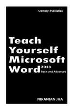 Teach Yourself Microsoft Word 2013