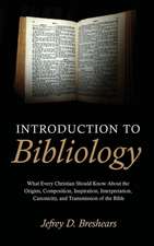 Introduction To Bibliology