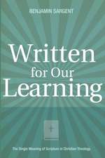 Written for Our Learning