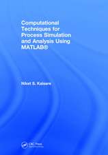 Computational Techniques for Process Simulation and Analysis Using MATLAB®