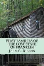 First Families of the Lost State of Franklin