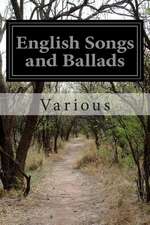 English Songs and Ballads