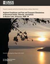 Ambient Conditions and Fate and Transport Simulations of Dissolved Solids, Chloride, and Sulfate in Beaver Lake, Arkansas, 2006?10