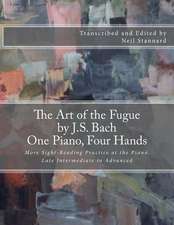 The Art of the Fugue by J.S. Bach, One Piano Four Hands