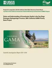 Status and Understanding of Groundwater Quality in the San Diego Drainages Hydrogeologic Province, 2004