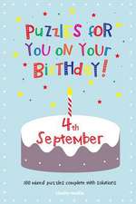 Puzzles for You on Your Birthday - 4th September