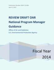 Review Draft Oar National Program Manager Guidance